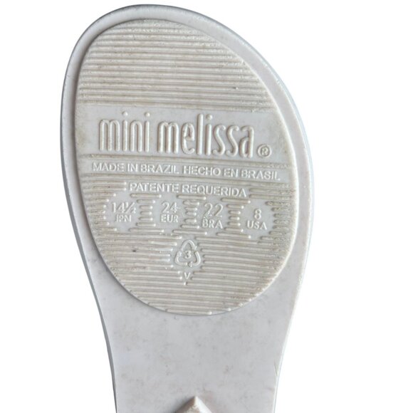 MINI MELISSA Ultra Disney Kissing Minnie & Mickey Mouse Mary Jane Shoes Size 8 - Picture 7 of 7